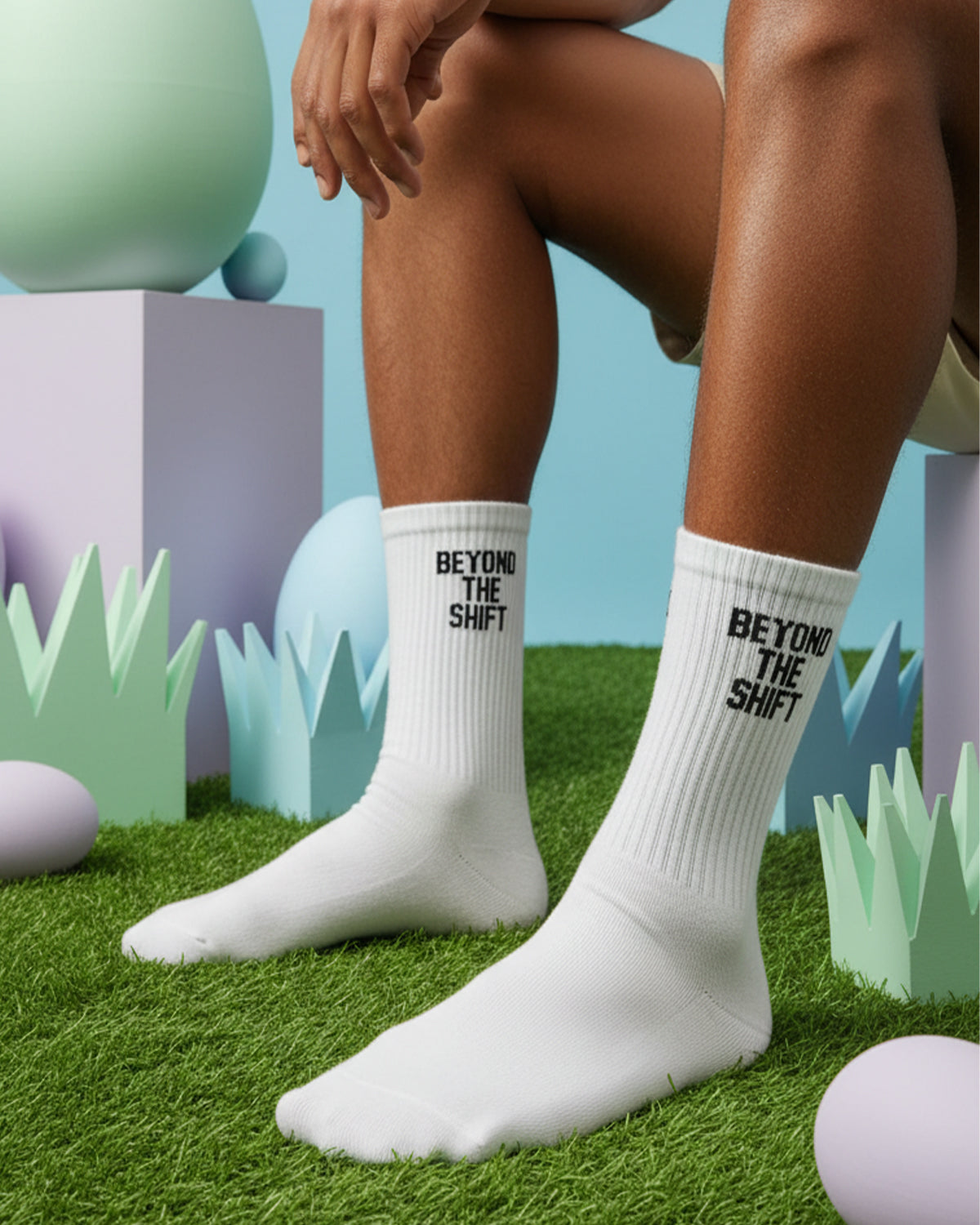 Beyond The Shift Signature Socks