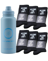 The Full Squad Bundle - 6 Socks + Bottle