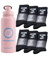 The Full Squad Bundle - 6 Socks + Bottle