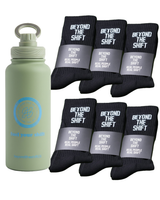 The Full Squad Bundle - 6 Socks + Bottle